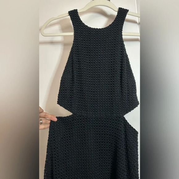 Club Monaco Black Cutout Dress Size 0 - Picture 5 of 11